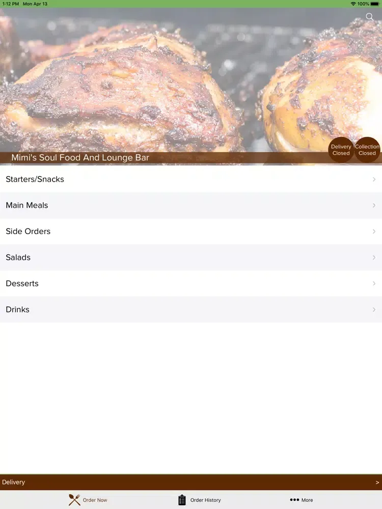 Mimi's Soul Food And LoungeBar iPad 应用截图