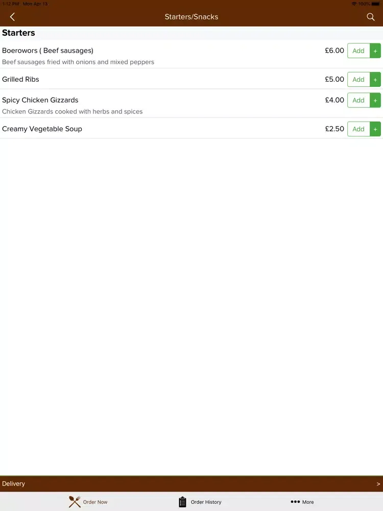 Mimi's Soul Food And LoungeBar iPad 应用截图