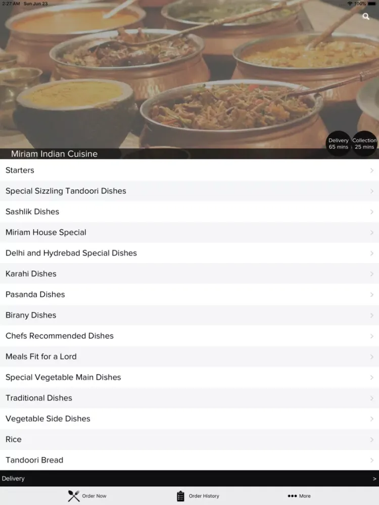 Captures d'écran de Miriam Indian Cuisine-Somerset iPad 