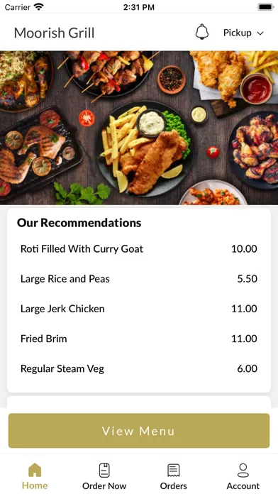 Moorish Grill Ekran Görüntüleri