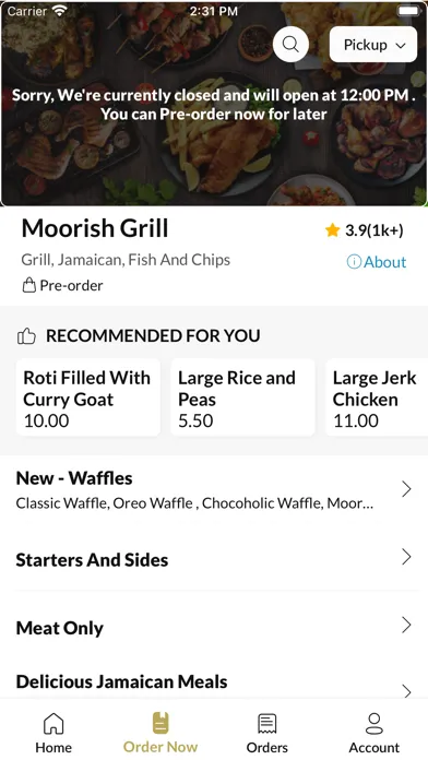 Moorish Grill Ekran Görüntüleri