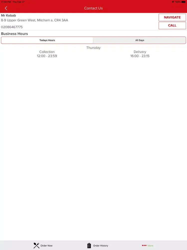 Screenshot di Mr Kebab. iPad 