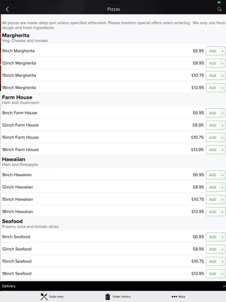 Mr Toppings Peterborough iPad  स्क्रीनशॉट
