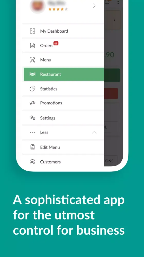 Capturas de pantalla de My Business Hub (MyTakeaway)