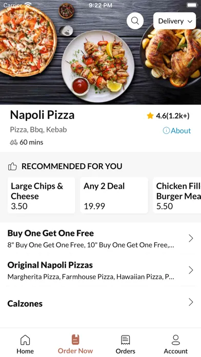 ภาพหน้าจอของ Napoli Pizza Worcestershire