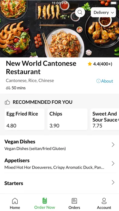 Capturas de tela do New World Cantonese Restaurant