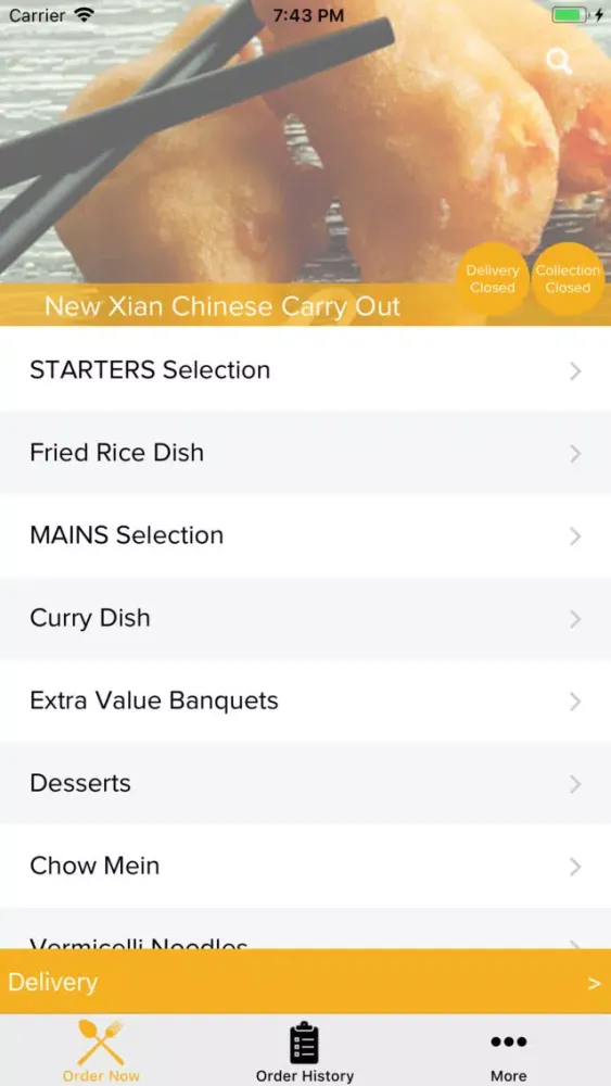 New Xian Chinese Carry Out سکرین شاٹس