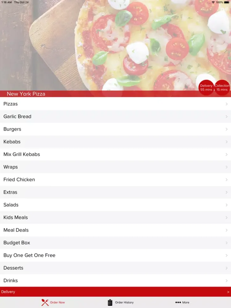 صور New York Pizza Cardiff iPad 