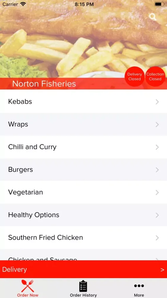 Capturas de tela do Norton Fisheries Stourbridge
