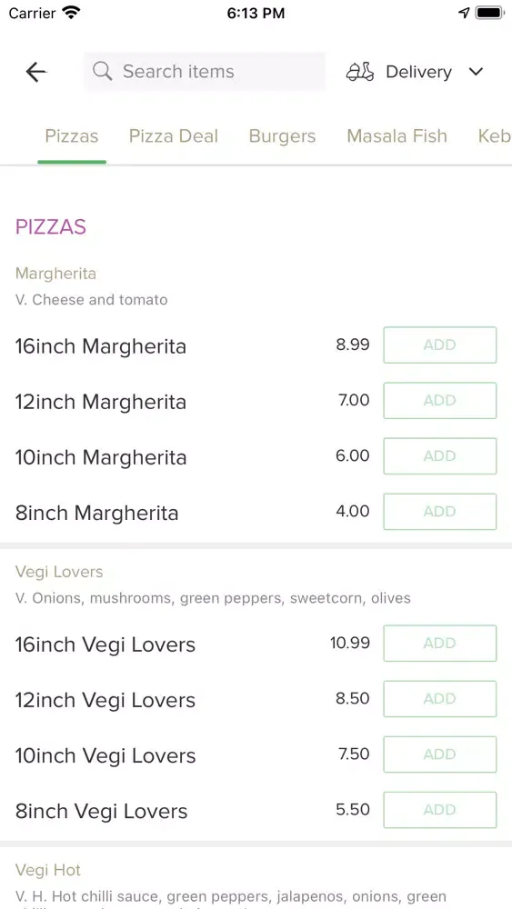 Nottingham Pizza & Kebab House スクリーンショット