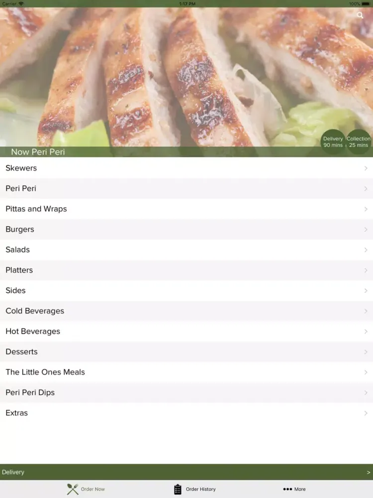 Now Peri Peri Hornchurch iPad 应用截图