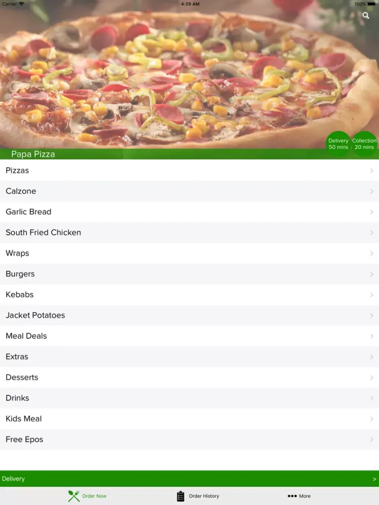 Papa Pizza iPad  Screenshots