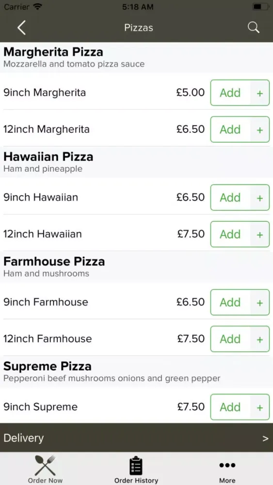 Capturas de pantalla de Papaz Pizza Trowbridge