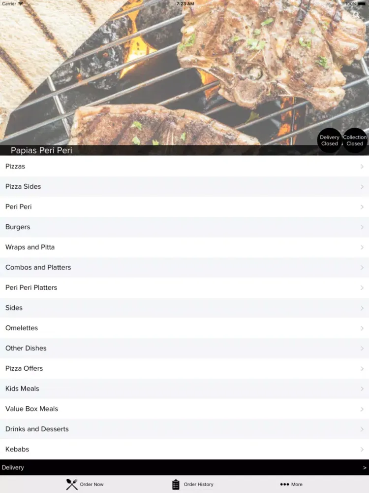 Papias Peri Peri iPad  스크린샷