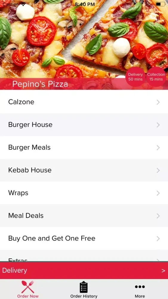 Скриншоты Pepinos Pizza