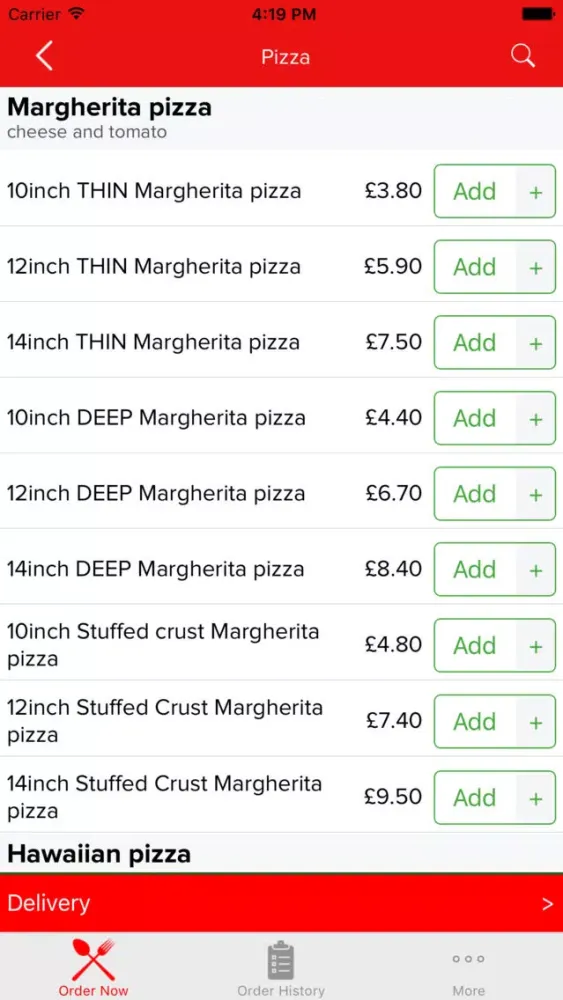 Peter Pan Pizza سکرین شاٹس