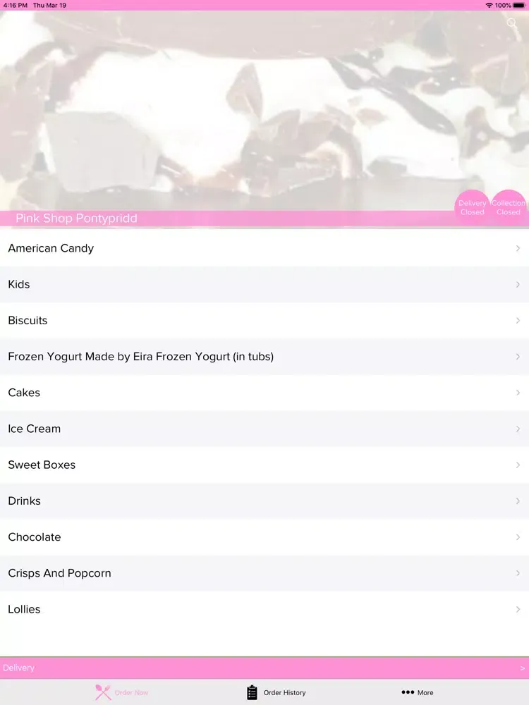 Zrzuty ekranu Pink Shop Pontypridd-CF37 1SN iPad 