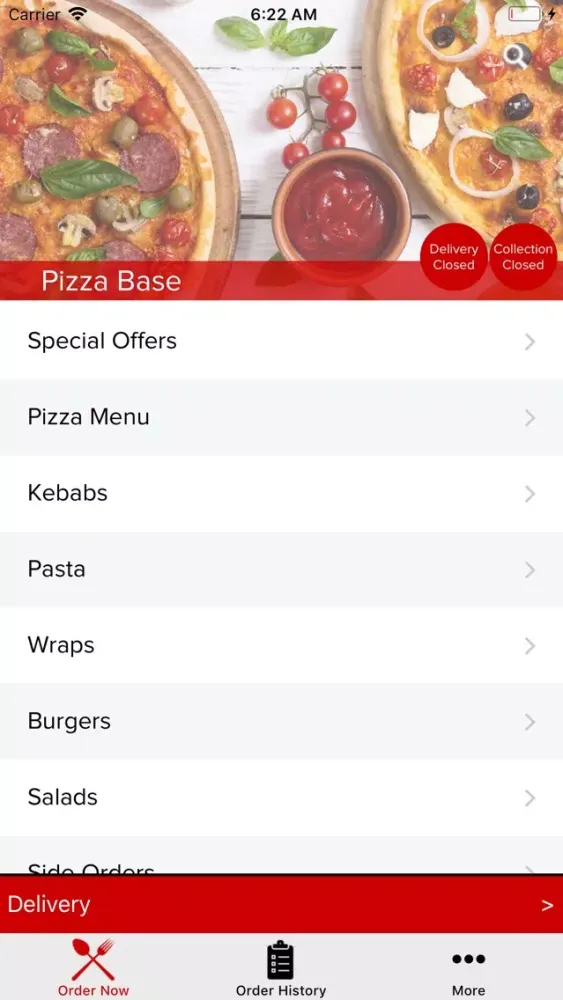 Zrzuty ekranu Pizza Base SE10 8NX