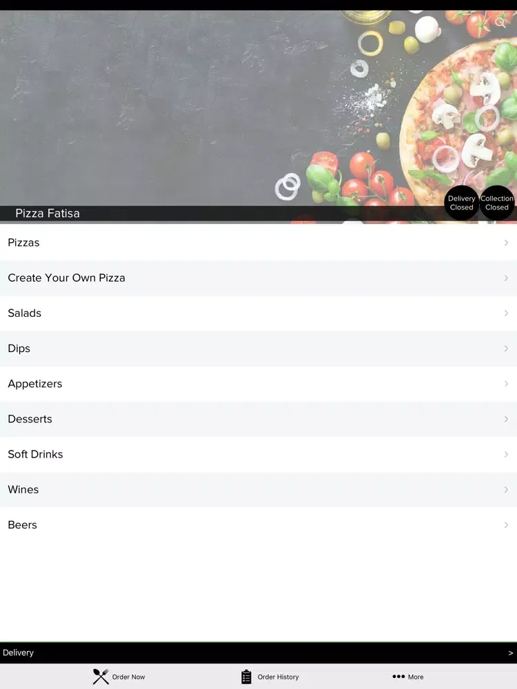 ภาพหน้าจอของ Pizza Fatisa iPad 