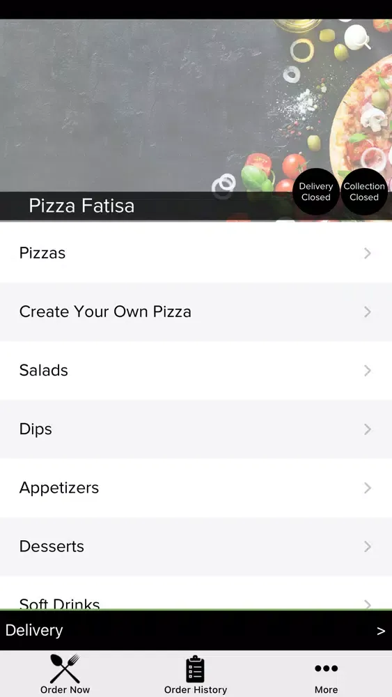 ภาพหน้าจอของ Pizza Fatisa
