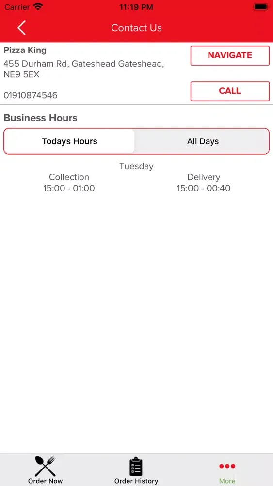 Pizza King-Gateshead Screenshots