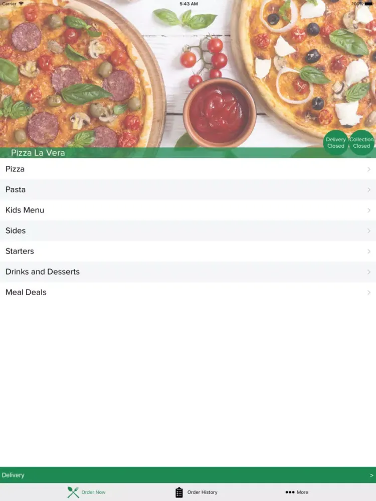 Pizza La Vera iPad  স্ক্রিনশট
