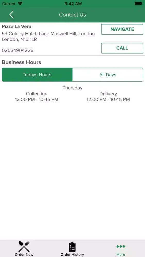 Pizza La Vera স্ক্রিনশট