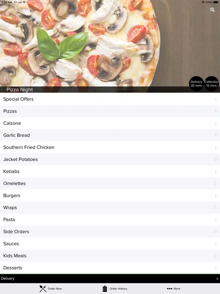 Pizza Night-Hull iPad  Ekran Görüntüleri