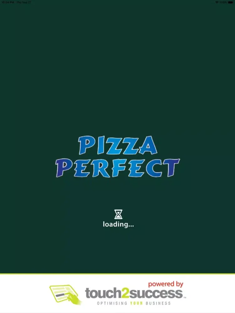 Tangkapan layar Pizza Perfect Castle Bromwich iPad 
