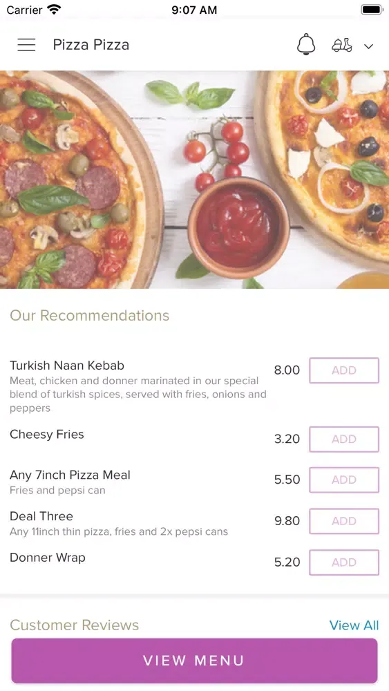 Pizza Pizza. スクリーンショット