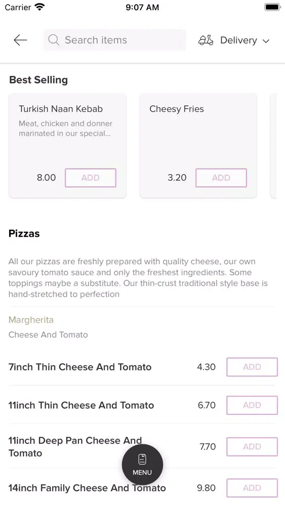 Pizza Pizza. スクリーンショット