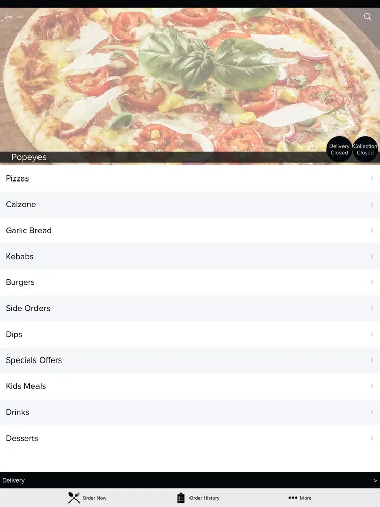 Popeyes-Gorton iPad 應用截圖