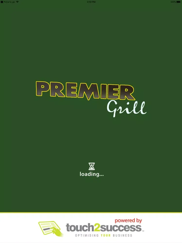Tangkapan skrin Premier Grill iPad 