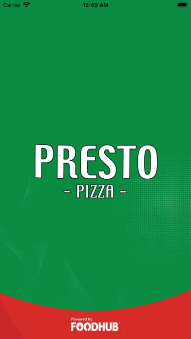 Screenshot di Presto Pizza.