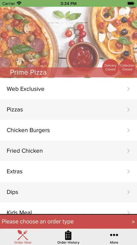 Capturas de pantalla de Prime Pizza Hollinwood Avenue