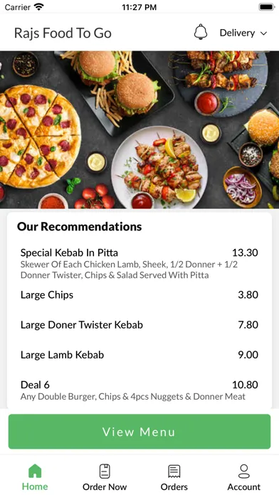 Capturas de pantalla de Rajs Food To Go