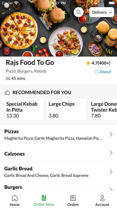 Capturas de pantalla de Rajs Food To Go