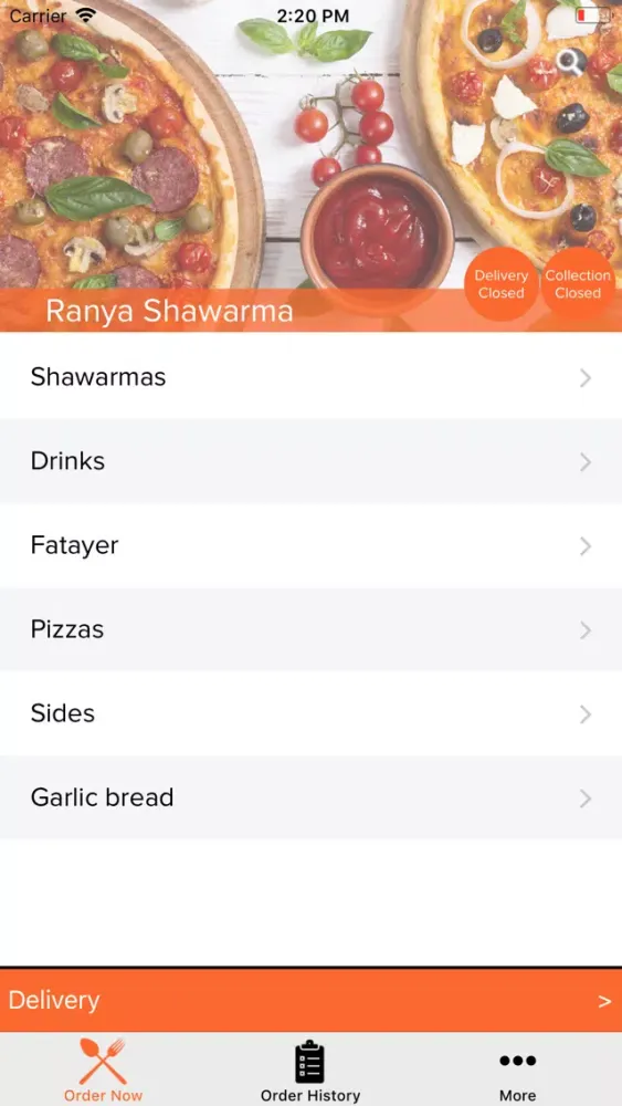 Zrzuty ekranu Ranya Shawarma