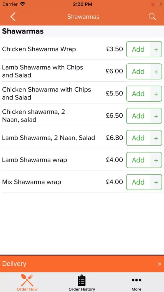 Zrzuty ekranu Ranya Shawarma