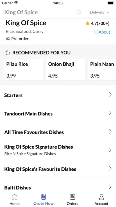 Screenshot di King Of Spice