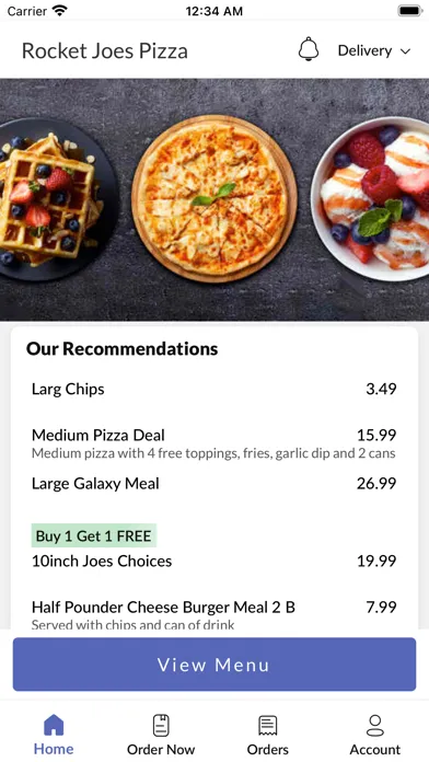 Rocket Joes Pizza Ekran Görüntüleri