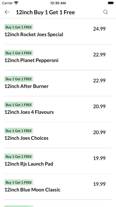 Rocket Joes Pizza Ekran Görüntüleri
