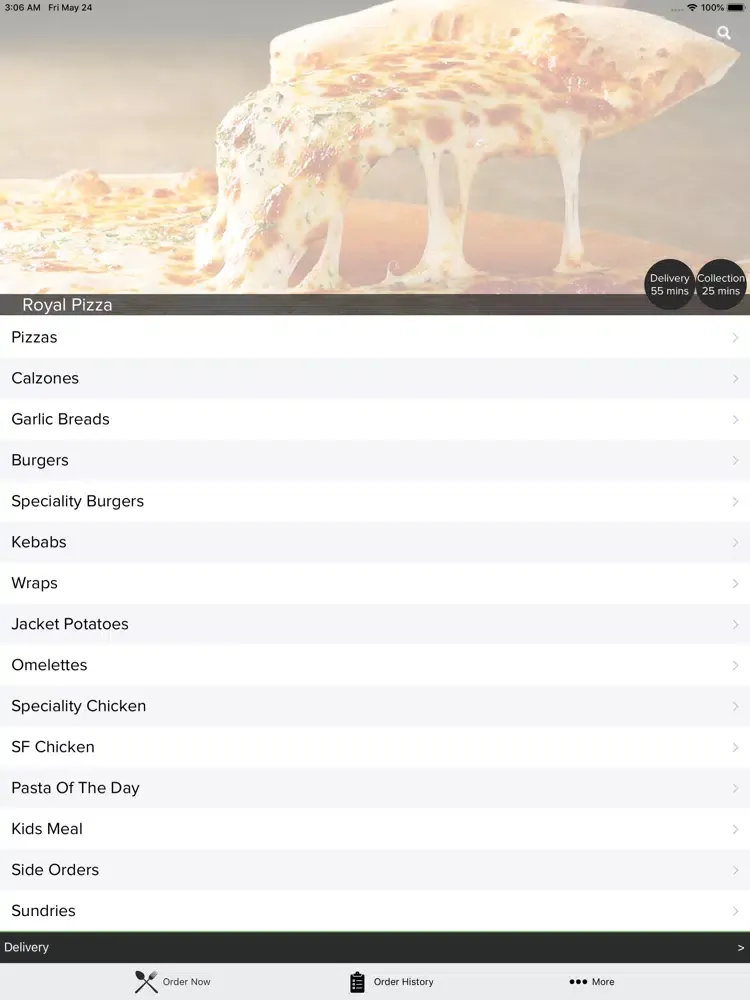 Royal Pizza Hull iPad 應用截圖