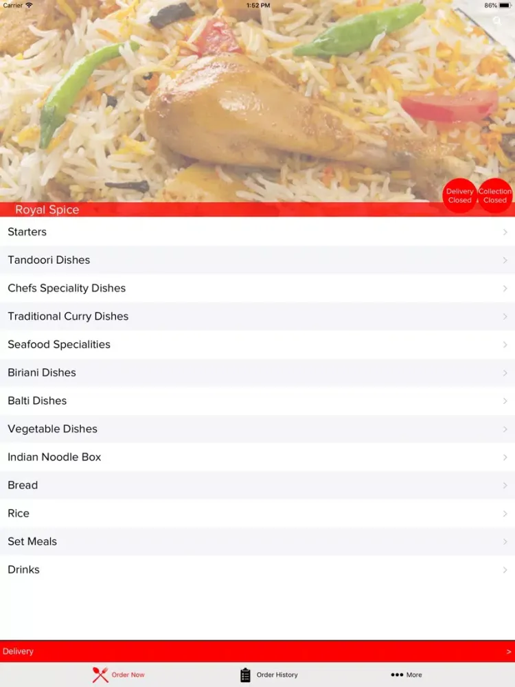 Zrzuty ekranu Royal Spice New Milton iPad 