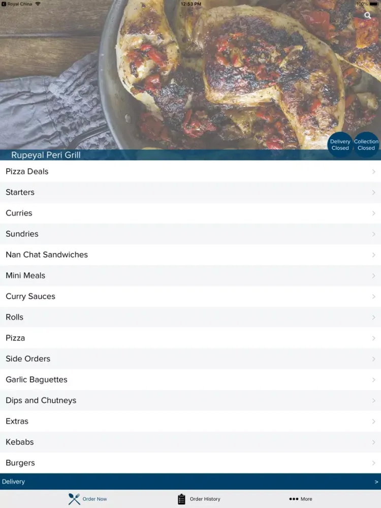 Screenshot di Rupeyal Peri Grill iPad 