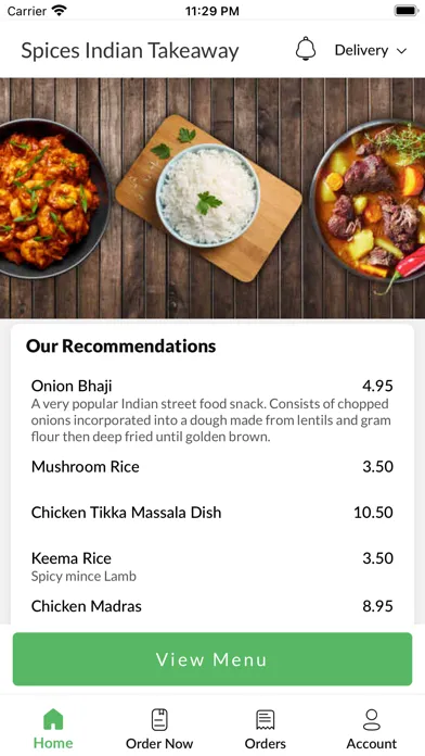 Spices Indian Takeaway Screenshots