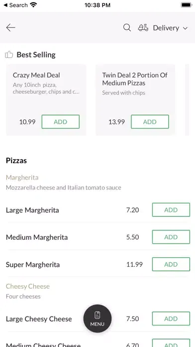Square Pan Pizza Ekran Görüntüleri