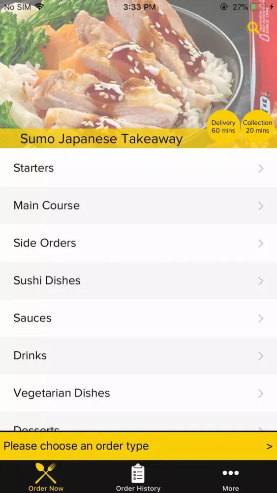 Sumo Japanese Takeaway Screenshots