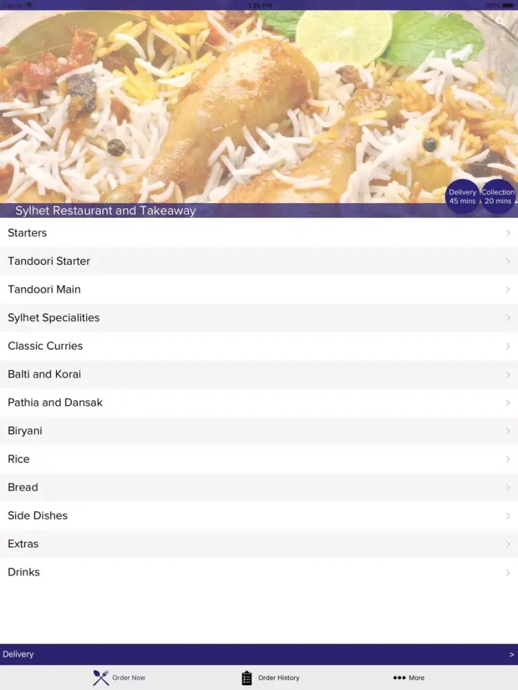 Capturas de tela do Sylhet Restaurant and Takeaway iPad 