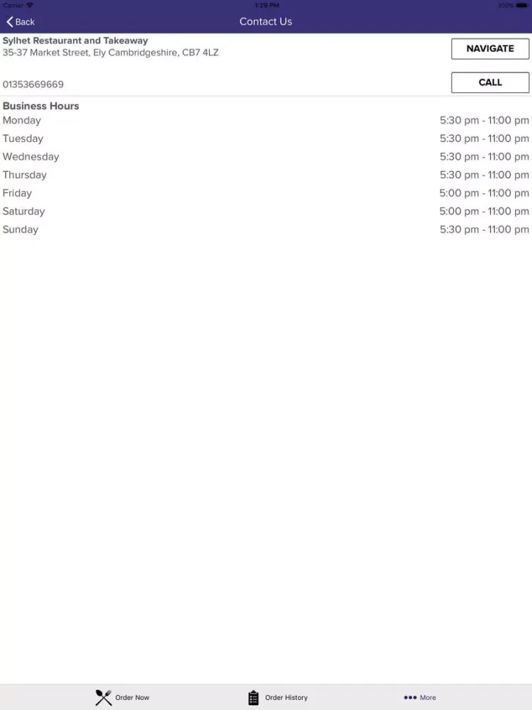 Capturas de tela do Sylhet Restaurant and Takeaway iPad 